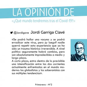 La opinión de Jordi Garriga Clavé Fragmento