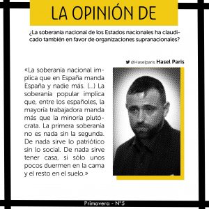 La opinión de Hasel Paris