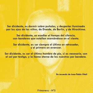 Ser disidente y Vitali 2º Fragmento